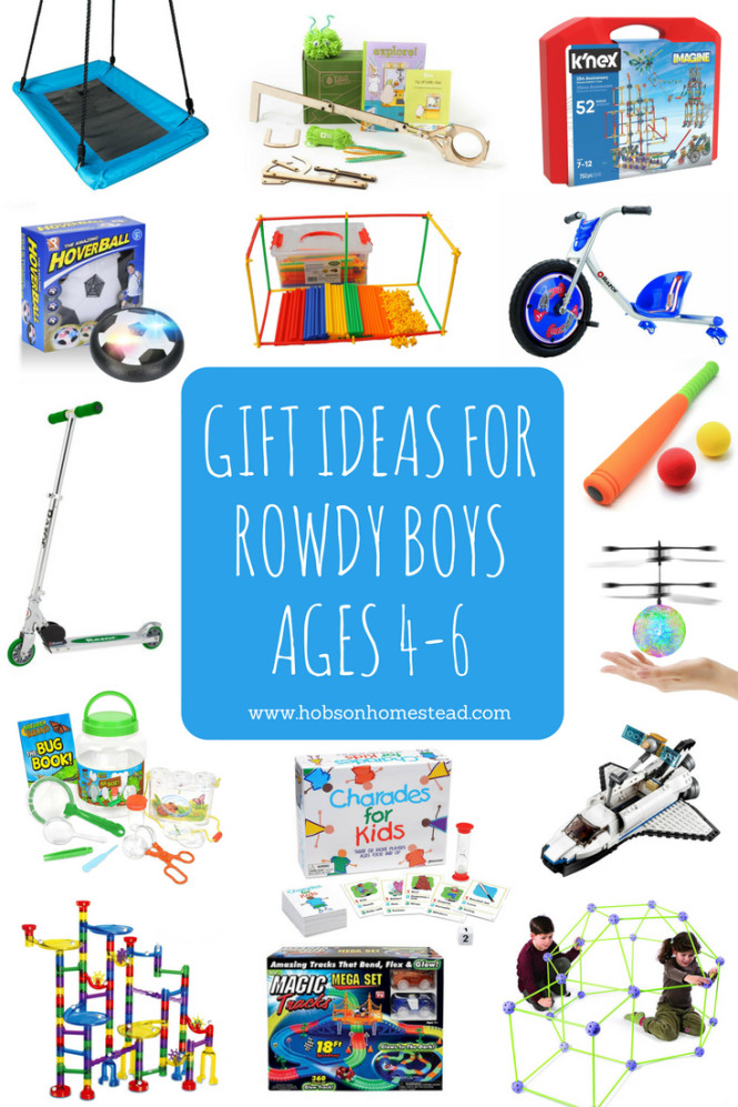 Gift Ideas For Boys Age 6
 15 Gift Ideas for Rowdy Boys Ages 4 6