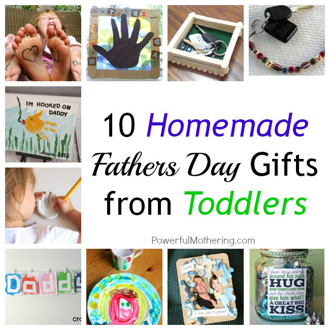 Gift Ideas For Dad From Kids
 10 Homemade Fathers Day Gifts from Toddlers
