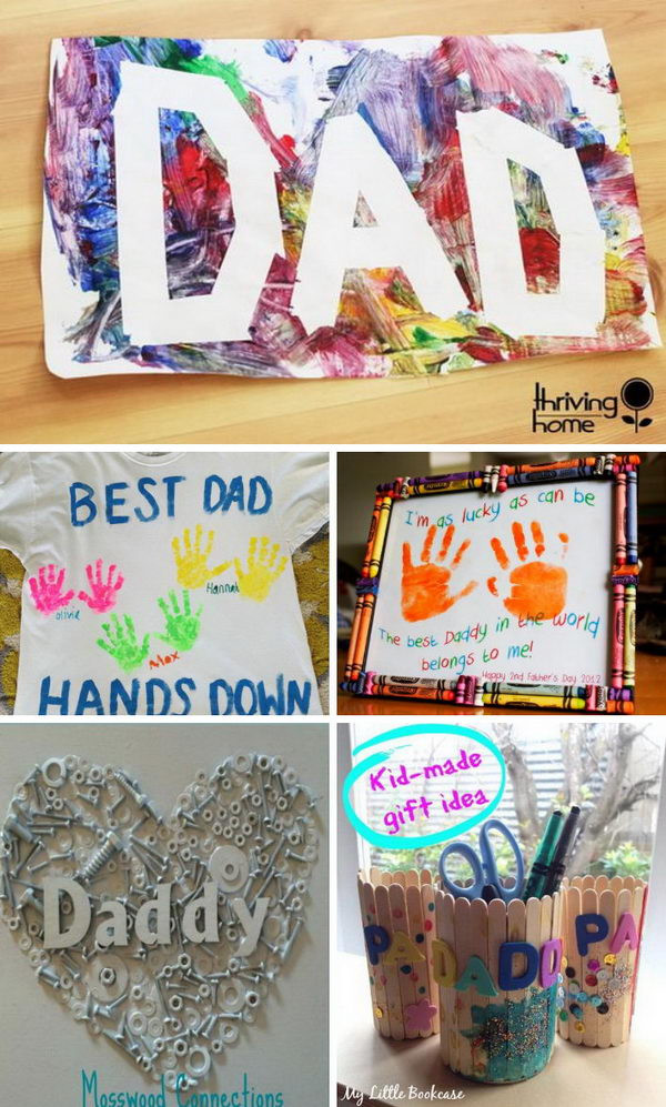 Gift Ideas For Dad From Kids
 Awesome DIY Father s Day Gifts From Kids 2017