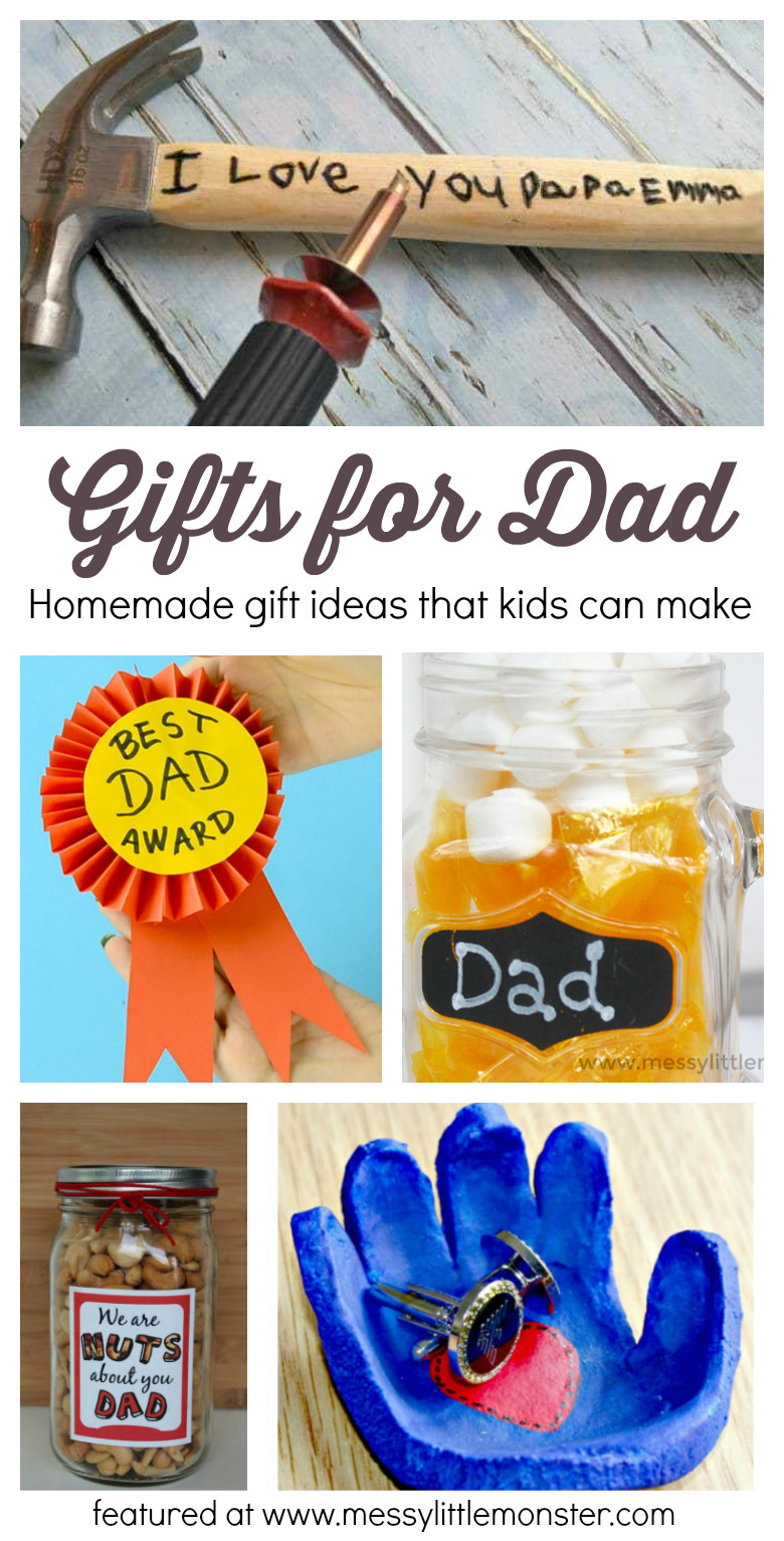 Gift Ideas For Dad From Kids
 Gifts For Dad From Kids Homemade Gift Ideas That Kids