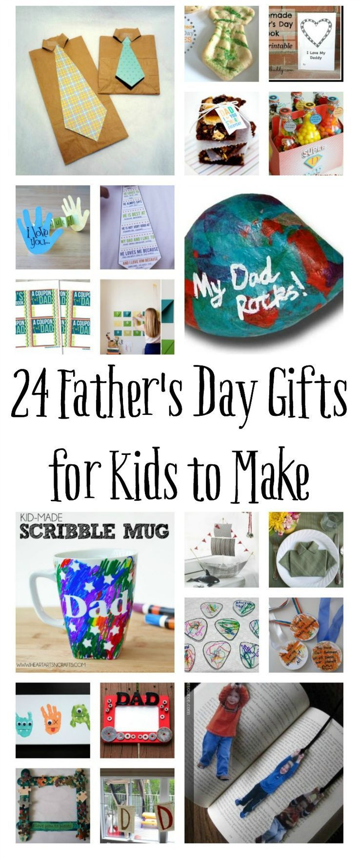Gift Ideas For Dad From Kids
 100 Homemade Father s Day Gifts for Kids to Make