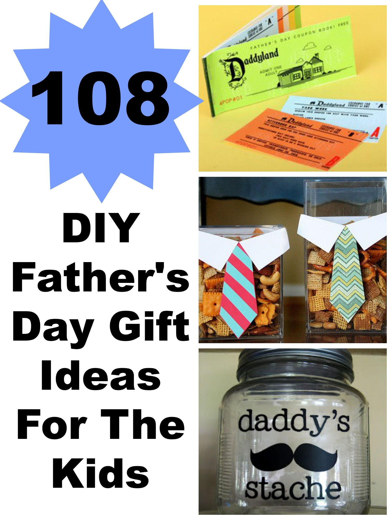 Gift Ideas For Dad From Kids
 108 DIY Father s Day Gift Ideas For The Kids