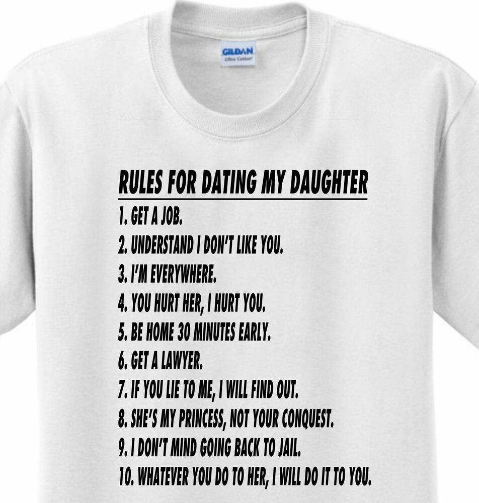 Gift Ideas For Daughters Boyfriend
 Rules For Dating My Daughter Funny Fathers Day Dad Gift