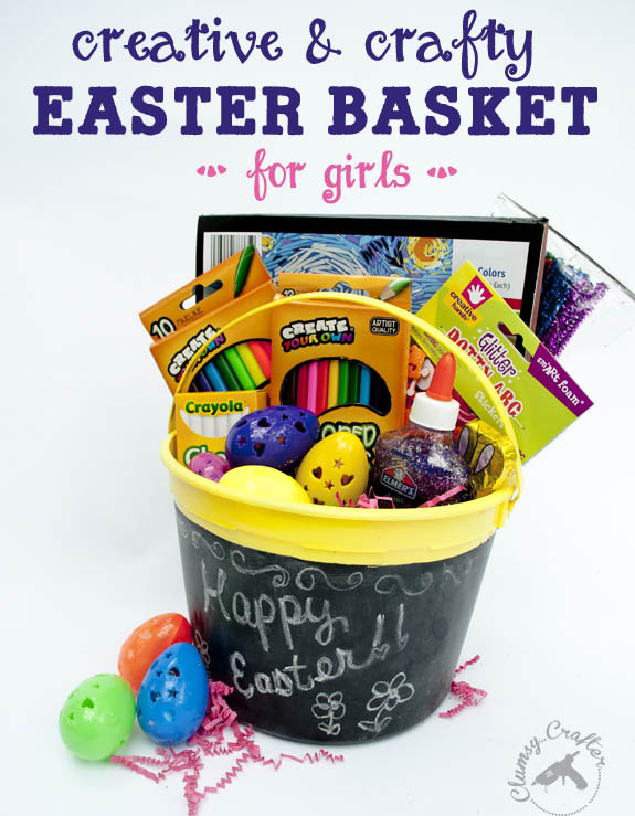 Gift Ideas For Easter Baskets
 Easter Basket for Creative Girls Clumsy Crafter
