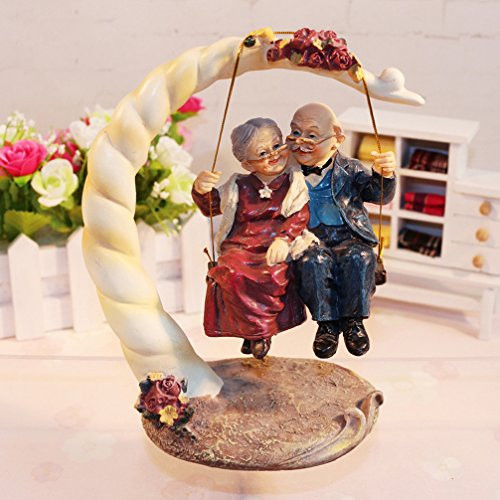 Gift Ideas For Elderly Couple
 DreamsEden Loving Elderly Couple Figurines Old Age Life