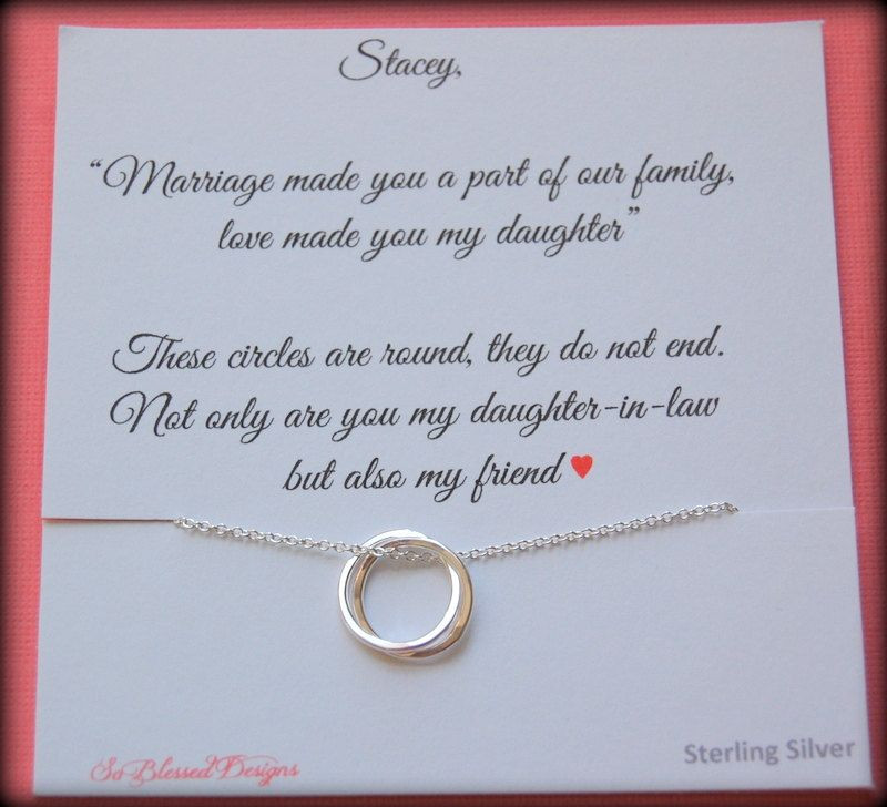 Gift Ideas For Future Mother In Law
 Gift for new daughter in law From mother in law daughter