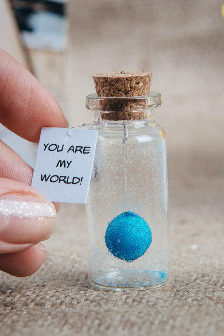 Gift Ideas For Girlfriend Pinterest
 You are my world Personalized t Miniature globe