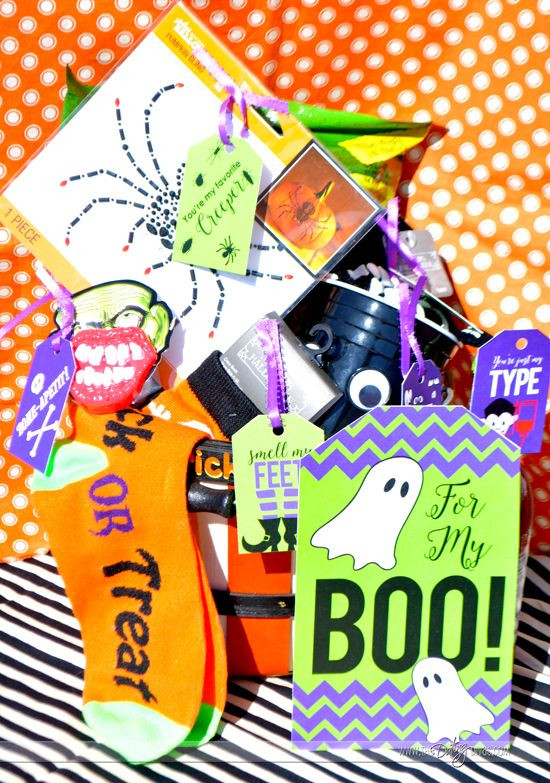 Gift Ideas For Girlfriend Pinterest
 To My BOO Halloween Gift Basket