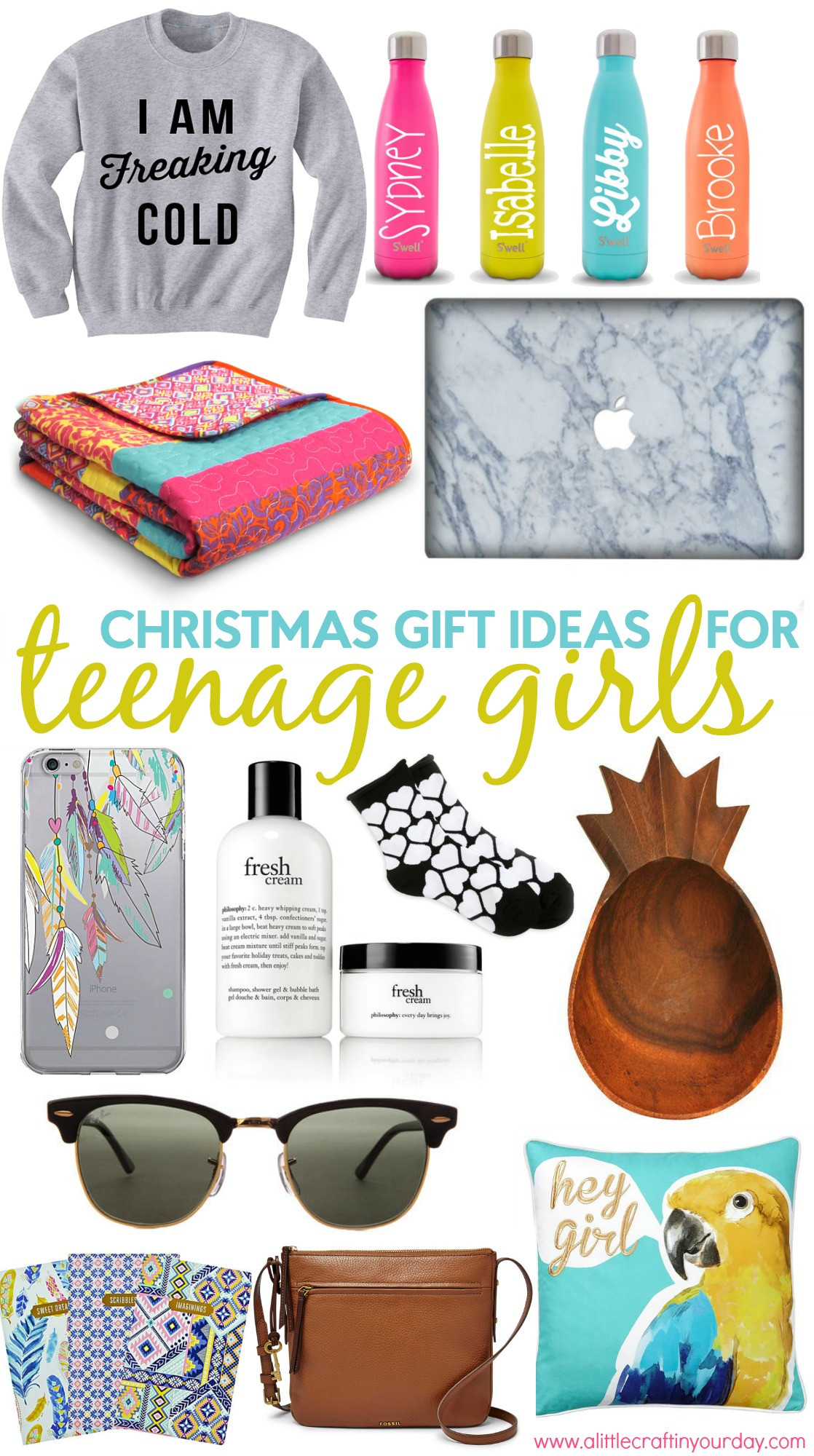 Gift Ideas For Girls
 Christmas Gift Ideas for Teen Girls A Little Craft In