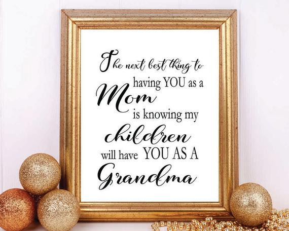 Gift Ideas For Grandmother
 Gift for Grandma Next Best Thing Grandmother Gift Gift for