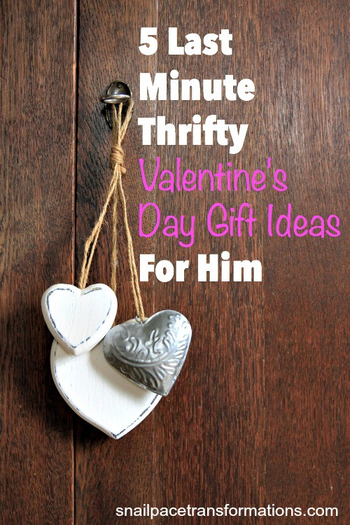 Gift Ideas For Him Valentines
 5 Last Minute Thrifty Valentine s Day Gift Ideas For Him