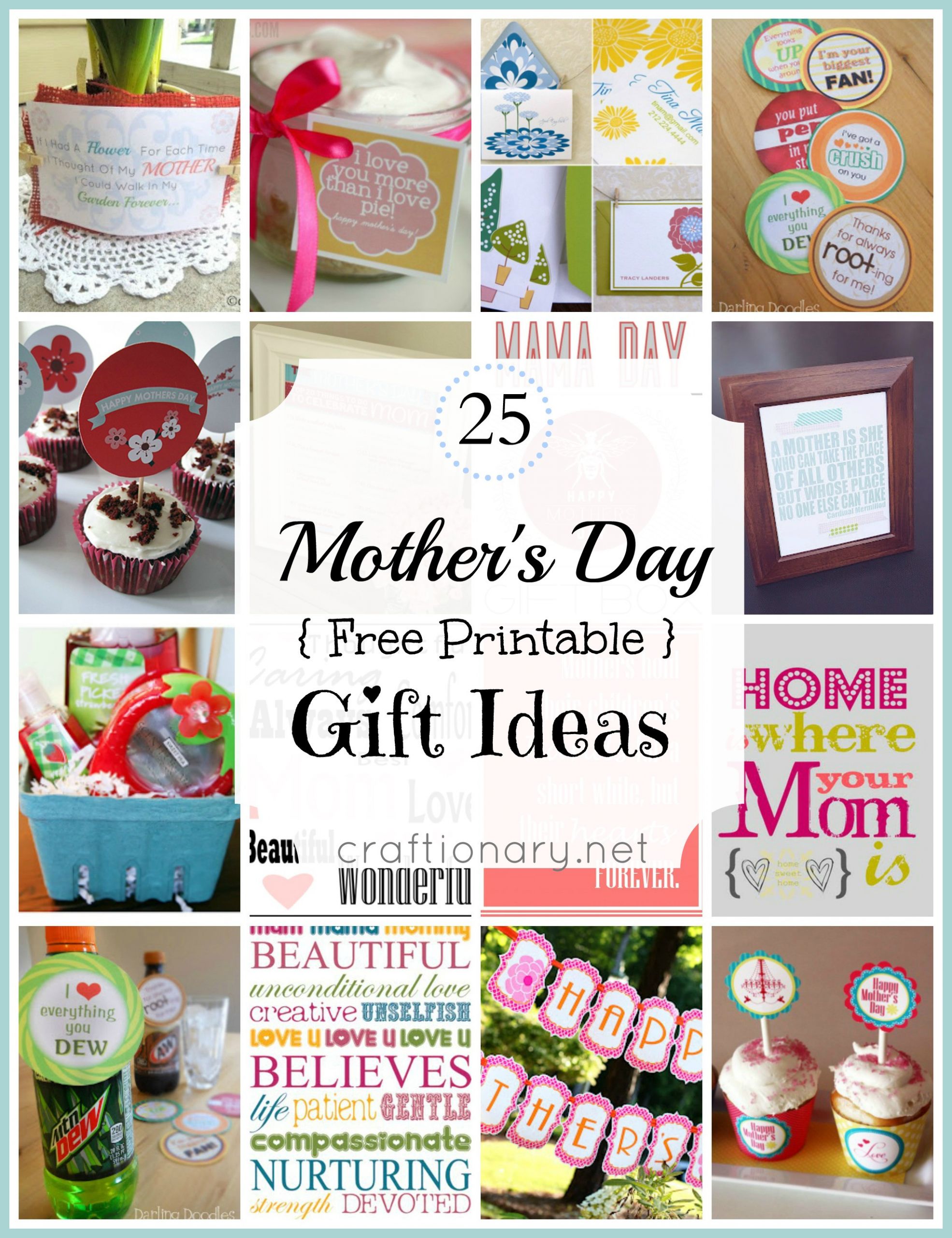 Gift Ideas For Mother Day
 Craftionary