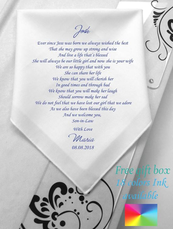 Gift Ideas For Mother In Law On Wedding Day
 Gifts For Future Son In Law Wedding Day Gifts From Mother