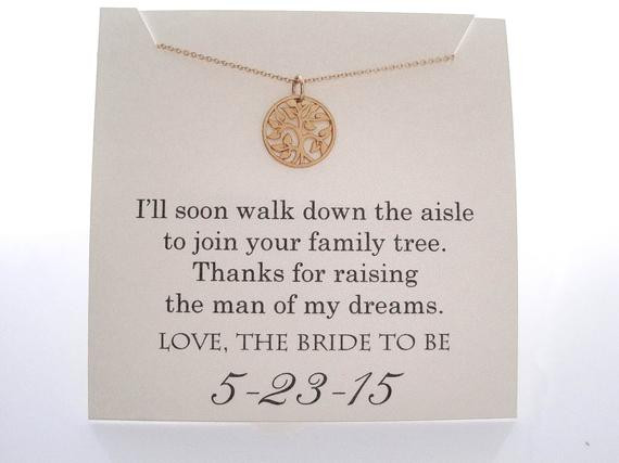 Gift Ideas For Mother Of The Groom
 Mother of The Groom Necklace Mother of the Groom Gifts