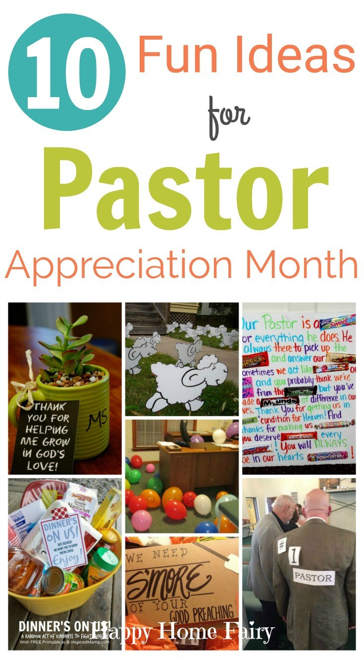 Gift Ideas For Pastor Anniversary
 10 Fun Ideas for Pastor Appreciation Month Happy Home Fairy