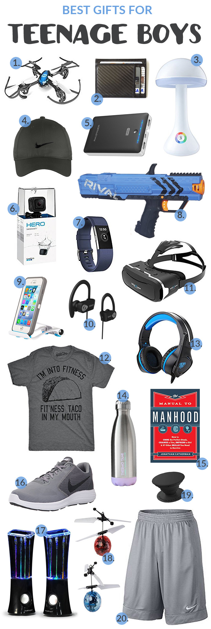 Gift Ideas For Teen Boyfriend
 Best Gifts for Teenage Boys — Our Kind of Crazy