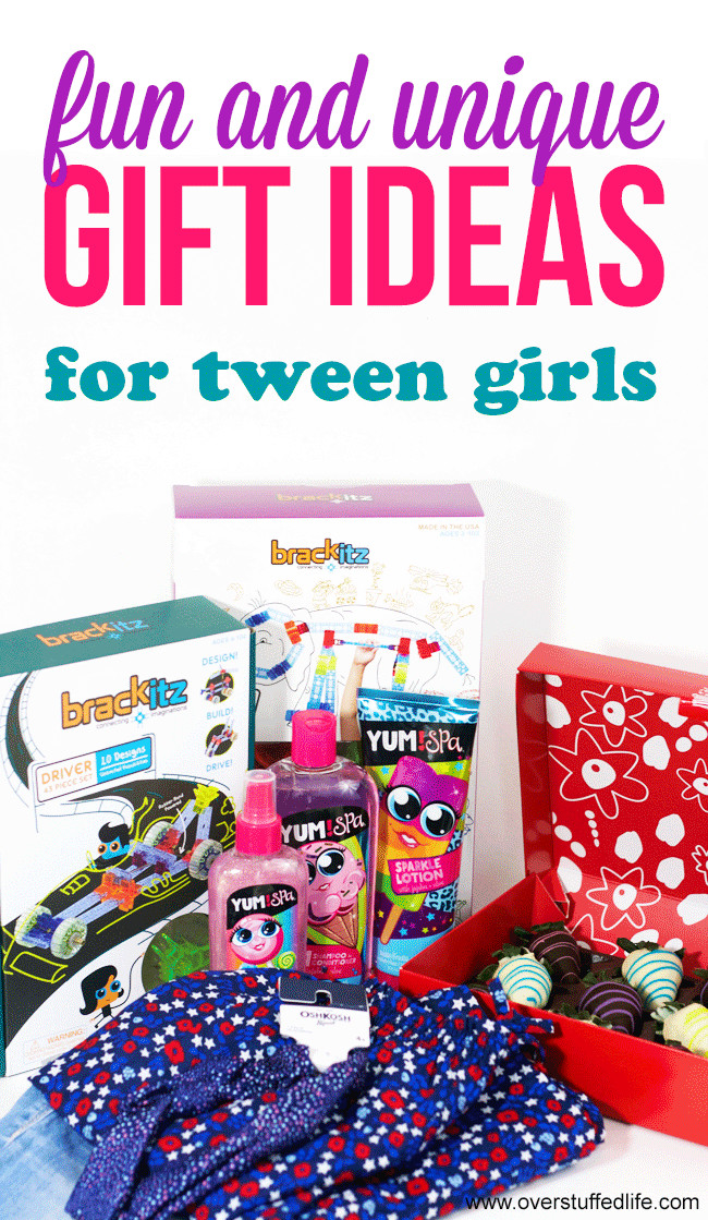 Gift Ideas For Tween Girls
 Fun and Unique Gift Ideas for Tween Girls Overstuffed
