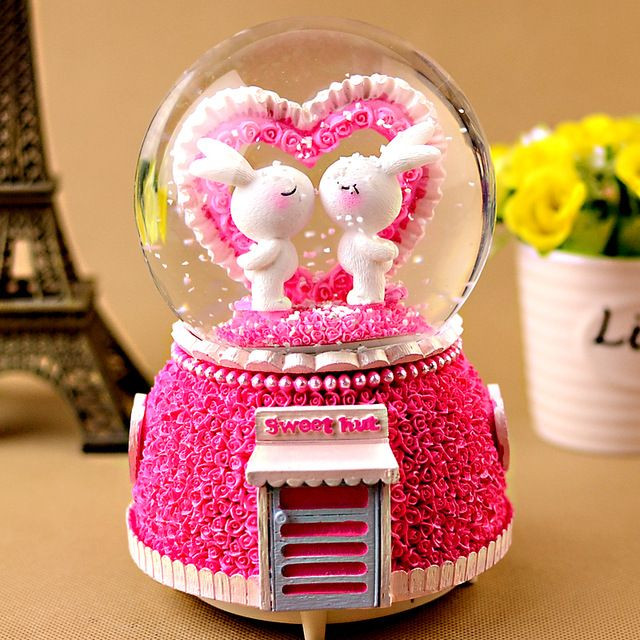 Gift Ideas Girlfriend Birthday
 Crystal ball music box manualidades creative birthday t