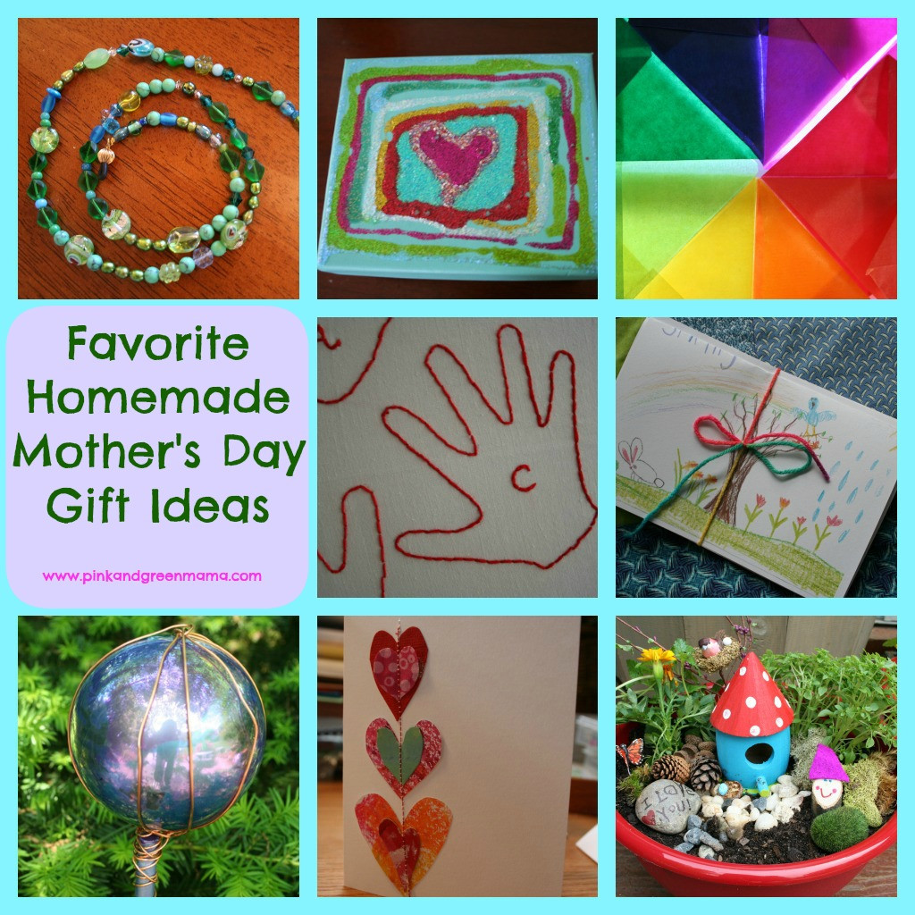 Gift Ideas Mother
 Pink and Green Mama Homemade Mother s Day Gift Ideas