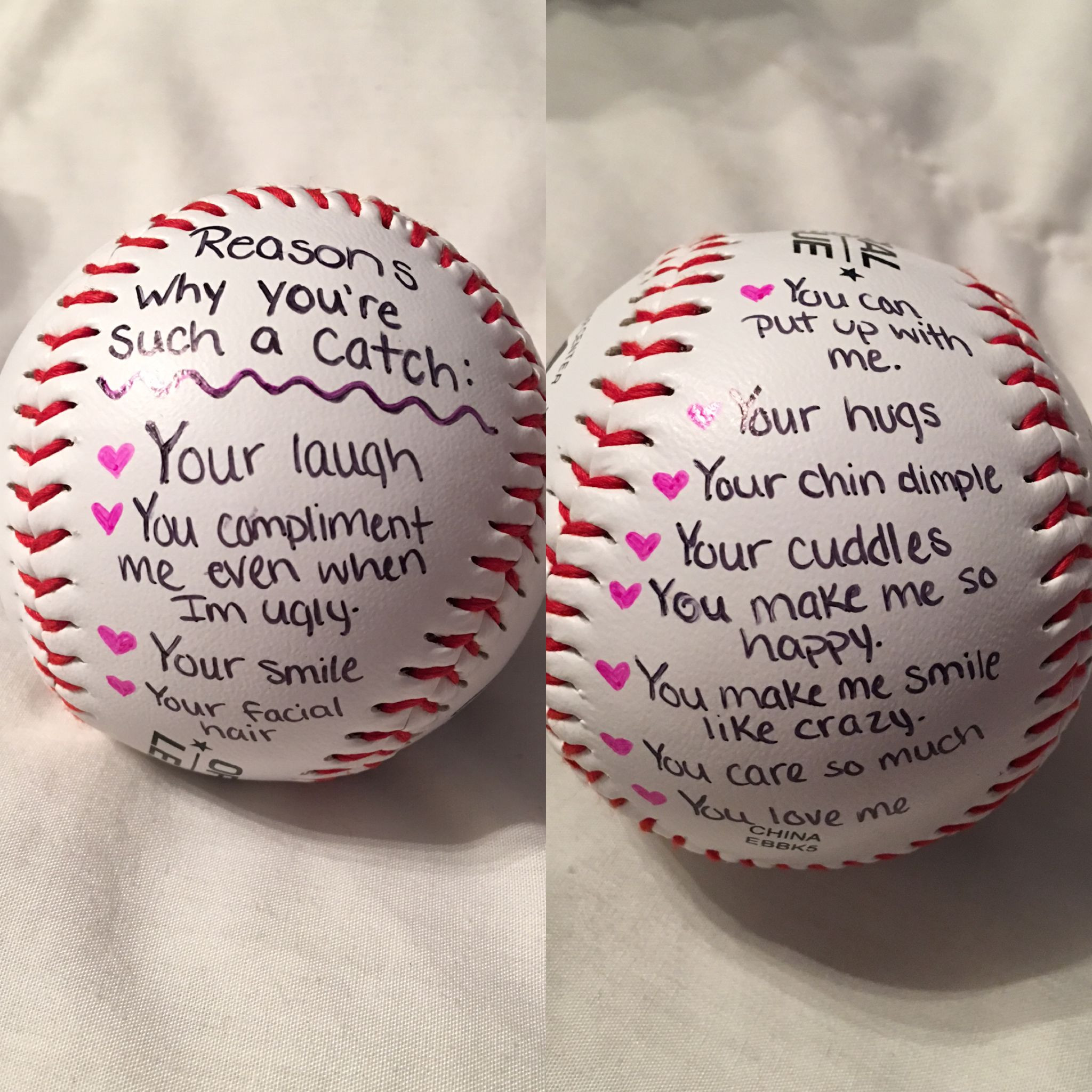 Gift Ideas To Get Your Girlfriend
 Cute baseball t for him Gift Ideas