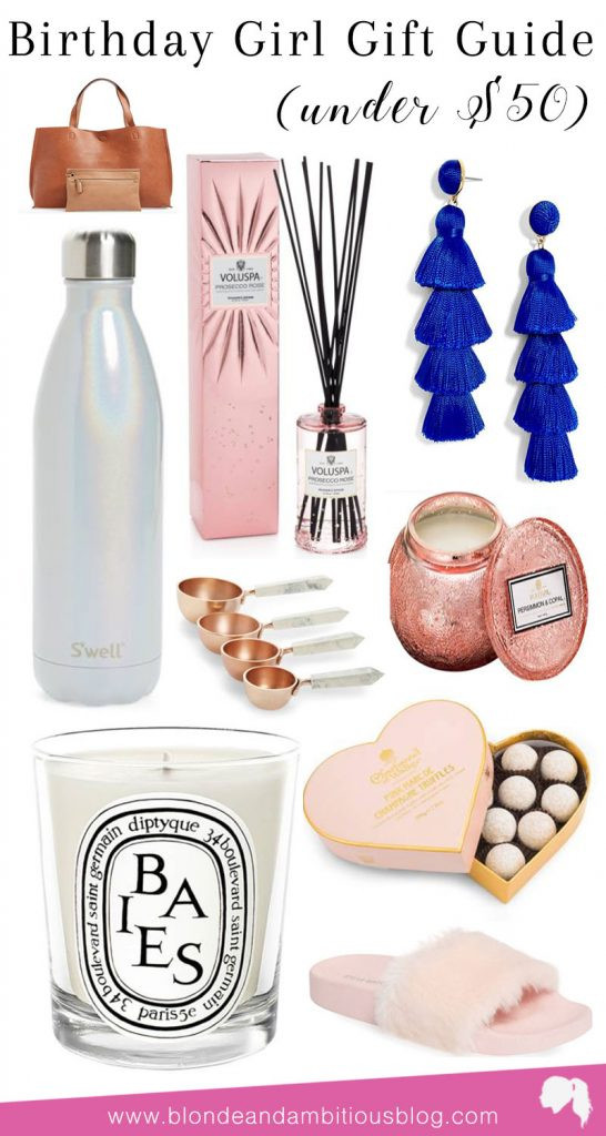 Gifts For Her Birthday
 Birthday Gift Guide Under $50 For Her