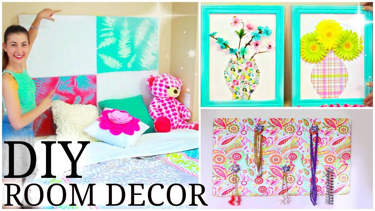 Girl Room Decor DIY
 DIY Tumblr Room Decor for Teens