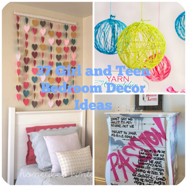 Girl Room Decor DIY
 37 DIY Ideas for Teenage Girl s Room Decor