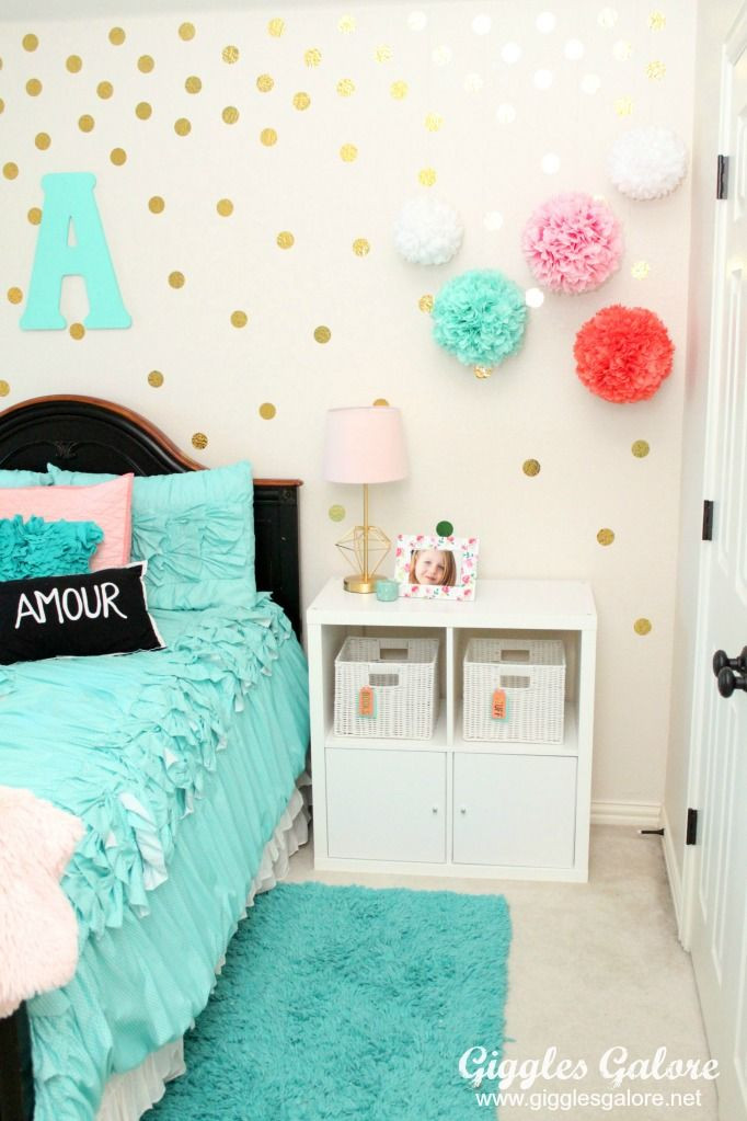 Girl Room Decor DIY
 Tween Girls Bedroom Makeover Giggles Galore