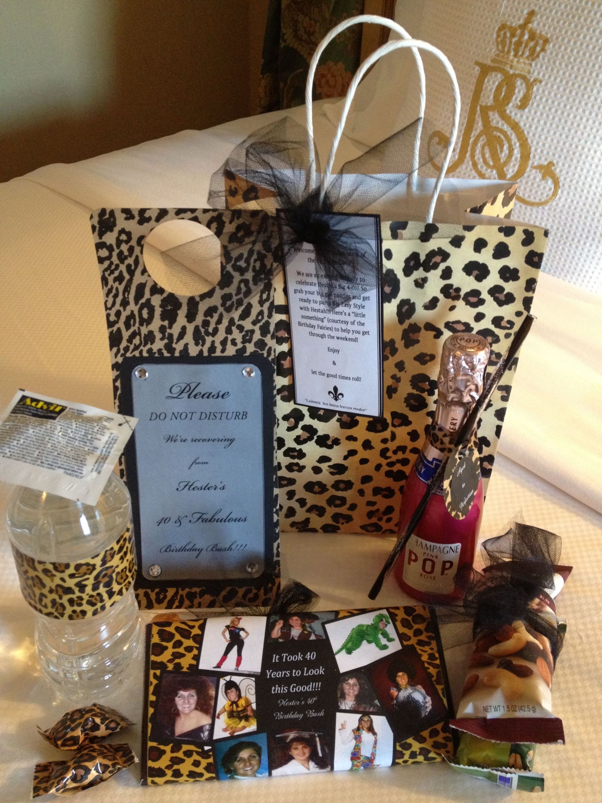 Girlfriend 40Th Birthday Gift Ideas
 40th Birthday "Cougar" Girls Weekend Wel e Bag
