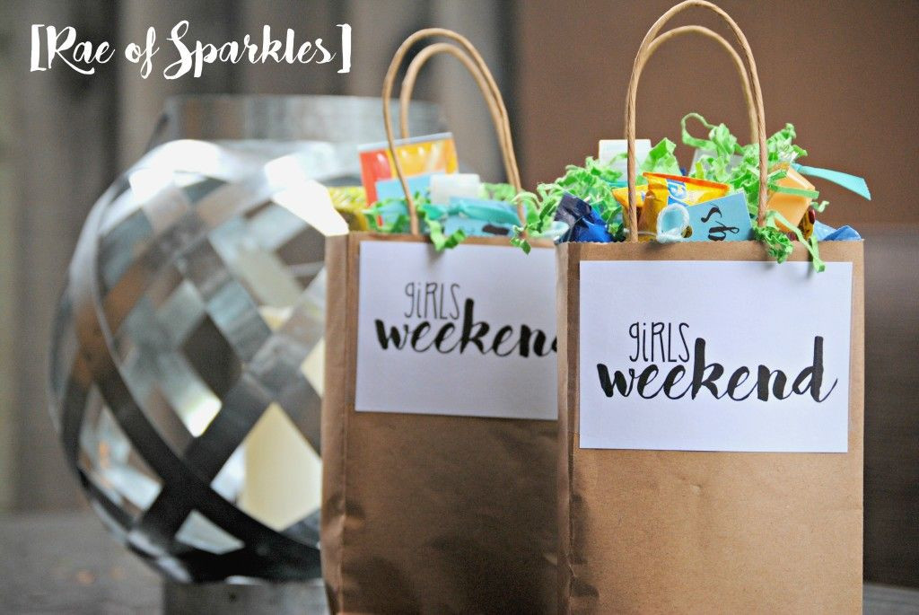 Girlfriend Getaway Gift Ideas
 Girls Weekend Gift Bags