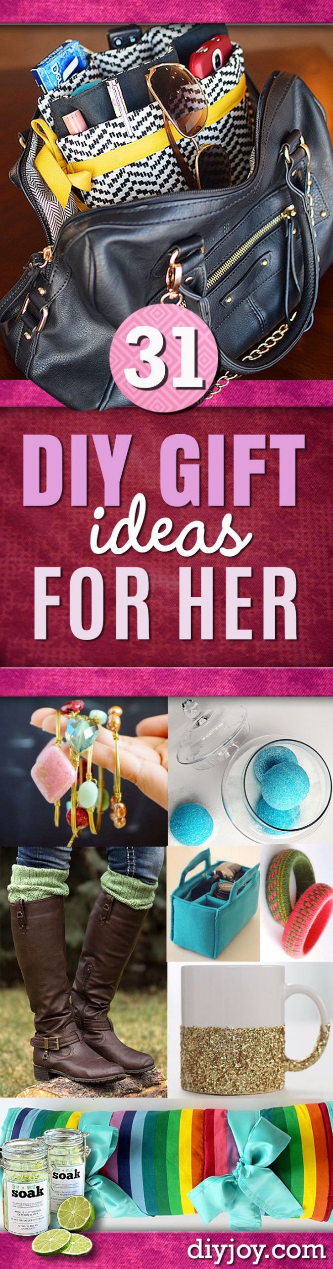 Girlfriend Gift Ideas Pinterest
 Super Special DIY Gift Ideas for Her DIY JOY