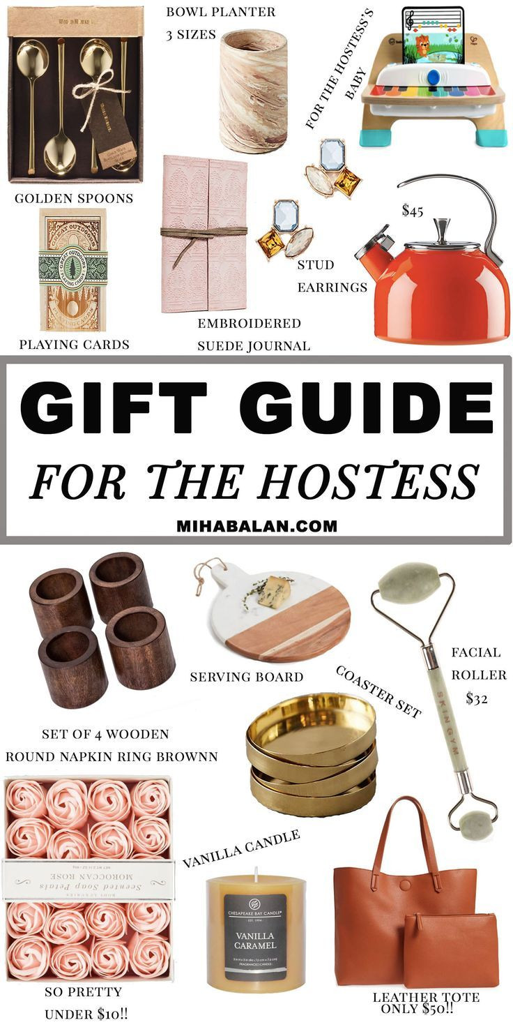 Girlfriend Gift Ideas Under $50
 Gift Guide For The Hostess Under $50