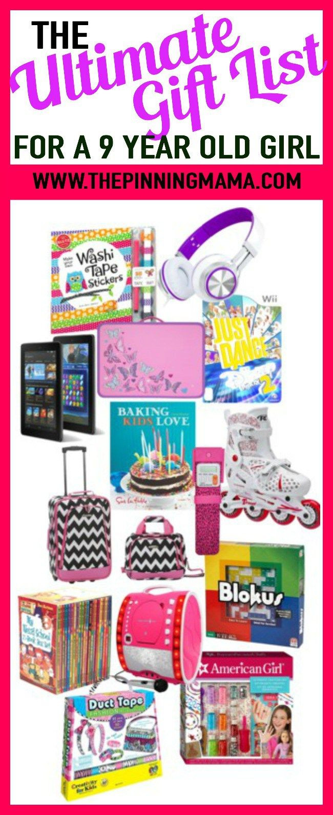 Girls Gift Ideas Age 9
 The ultimate list of t ideas for a 9 year old girl see