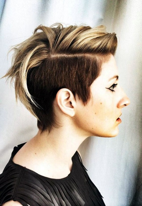 Girly Mohawk Hairstyle
 45 Voguish Mohawk Hairstyles for Women