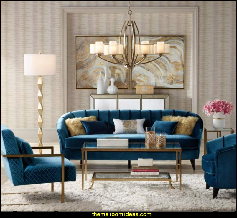 Glam Living Room Ideas
 Decorating theme bedrooms Maries Manor Hollywood glam