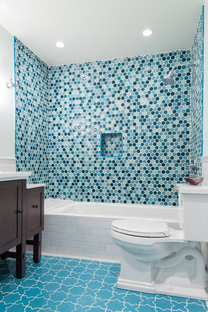 Glass Tile Bathroom
 Tile School Tile vs Glass in the Shower Which e