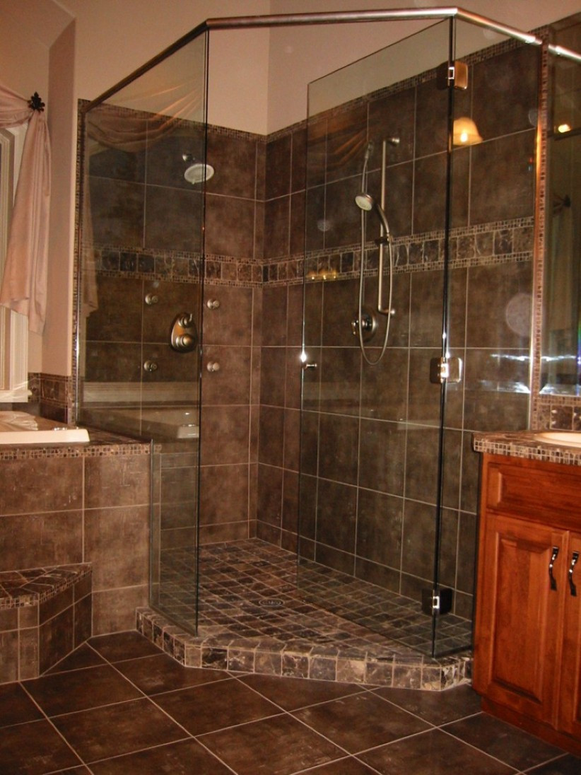 Glass Tile Bathroom
 27 nice pictures of bathroom glass tile accent ideas