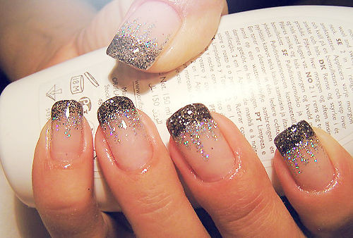 Glitter French Nails
 Keep Calm and Glitter BYS Launches The All New