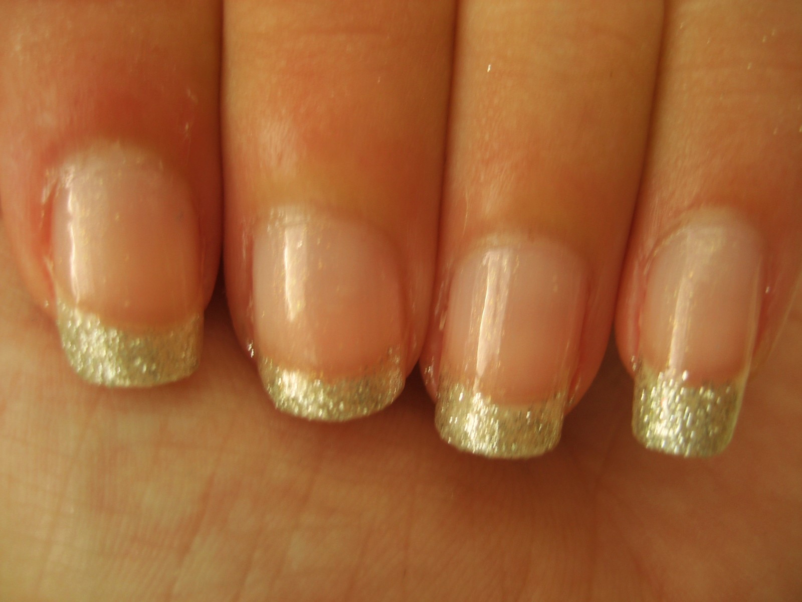 Glitter French Tip Nails
 A Beauty Blog Glitter French Tip Nails