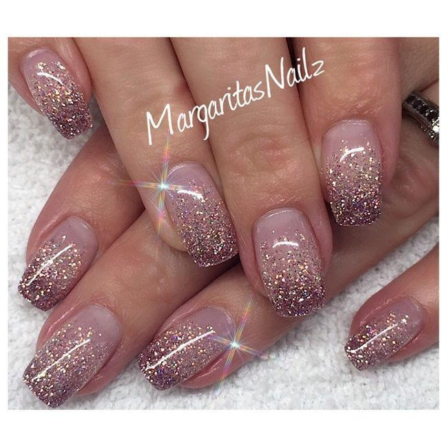 Glitter Nail Art Designs Pictures
 Glitter Ombré by MargaritasNailz from Nail Art Gallery