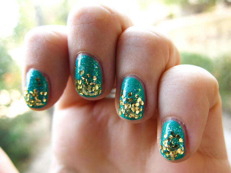 Glitter Nails Designs
 Glamour And Elegance of Glitter Nails Indian Beauty Tips