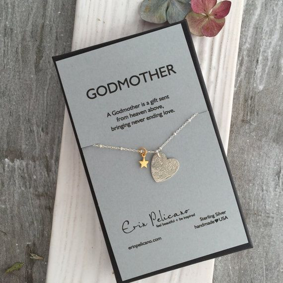 Godmother Gift Ideas For Baptism
 Godmother Necklace Will You Be My Godmother Gift Baptism