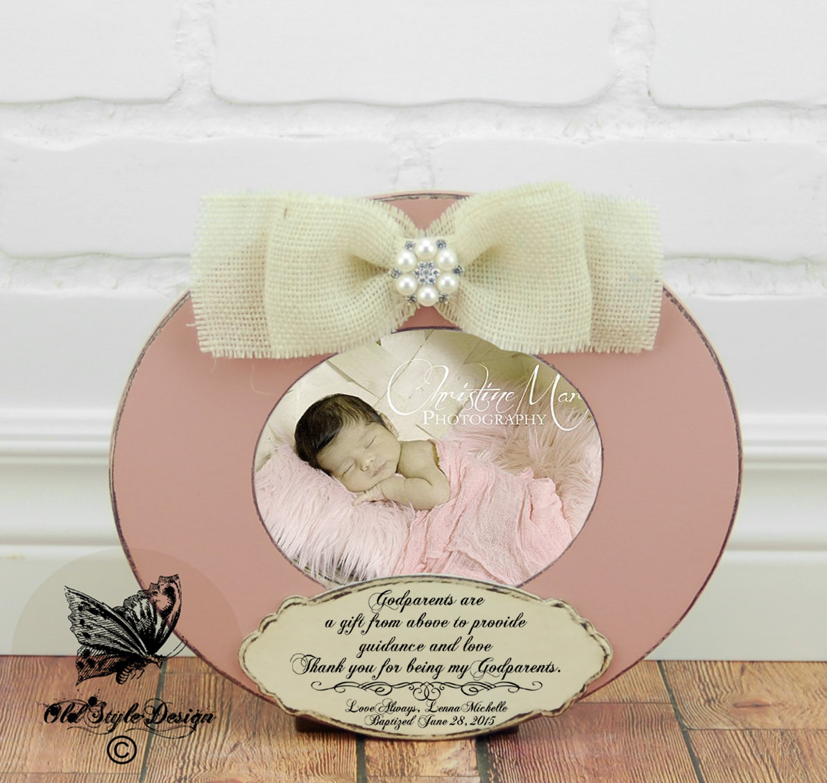 Godmother Gift Ideas For Baptism
 Godmother Gift Godparent Gift for Baptism by