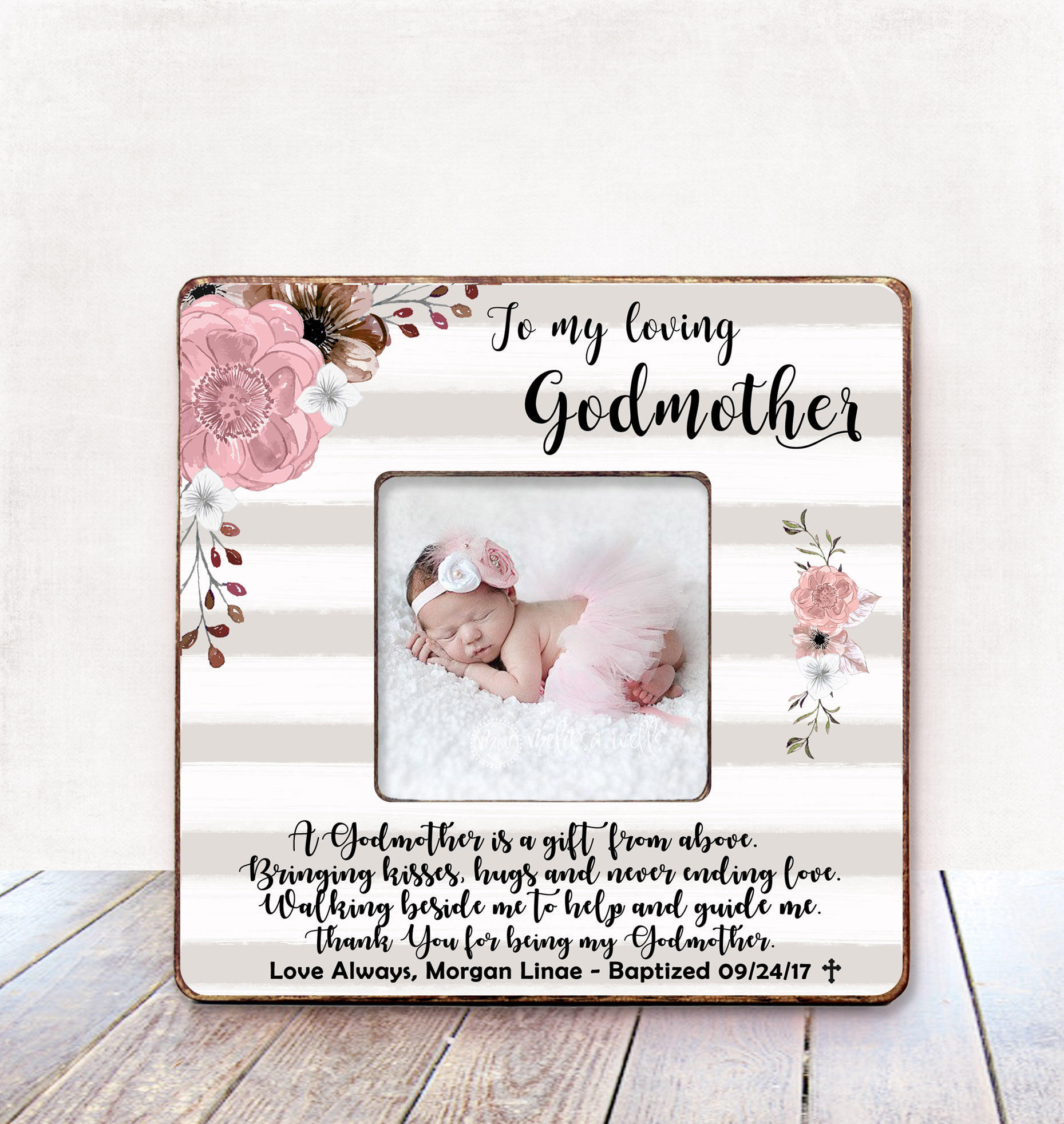 Godmother Gift Ideas For Baptism
 Godmother Gift for Godmother Baptism Gift Godmother