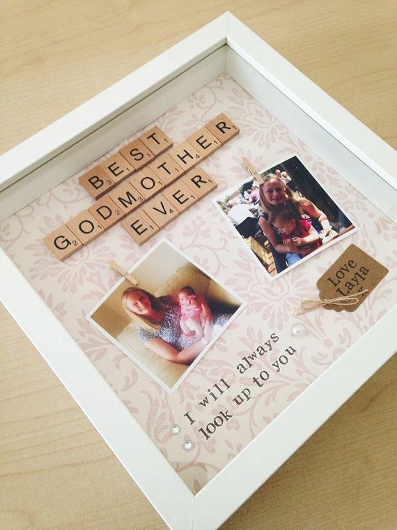 Godmother Gift Ideas For Baptism
 Godmother Frame Godparent Keepsake Godmother Gift