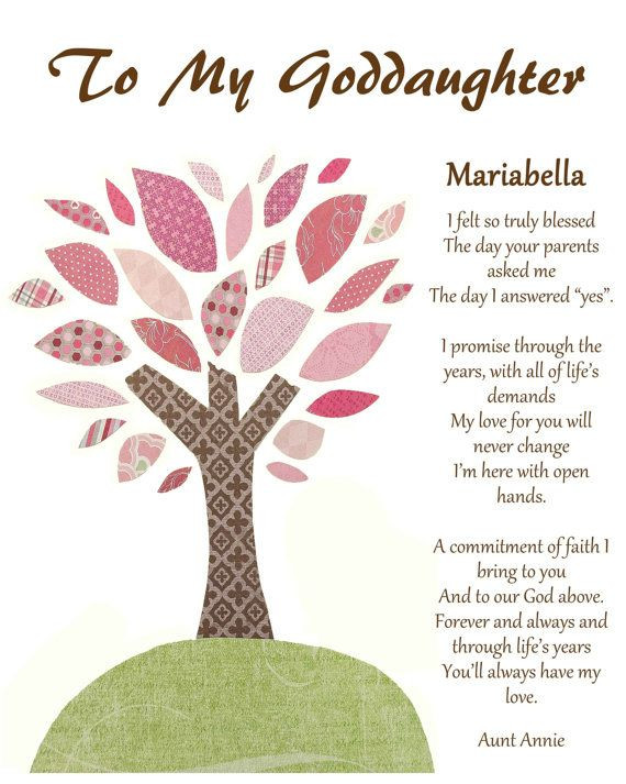 Godmother To Goddaughter Quotes
 Goddaughter t Gift for Goddaughter Personalized