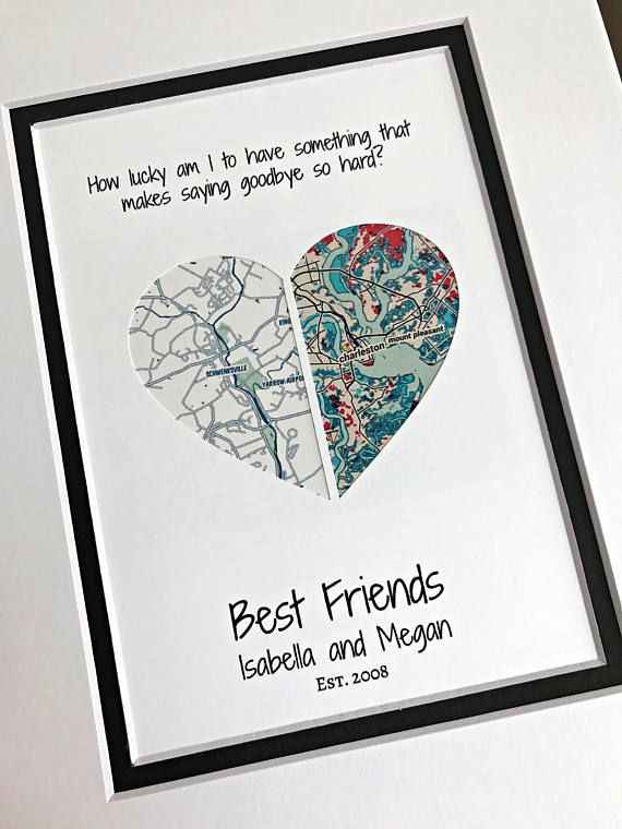 Going Away Gift Ideas For Girlfriend
 Best Friend Going Away Gift Personalized Christmas Gifts