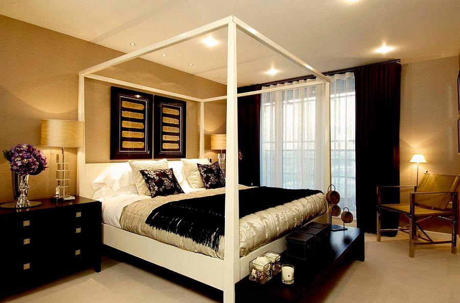 Gold Bedroom Walls
 15 Refined Decorating Ideas in Glittering Black and Gold