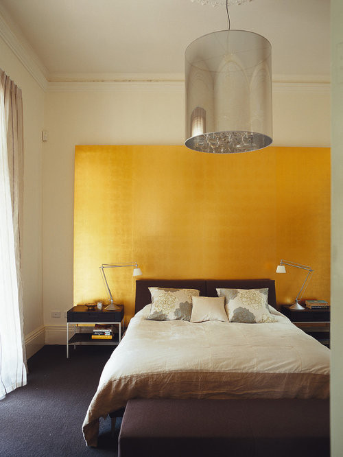 Gold Bedroom Walls
 Gold Accent Wall Ideas Remodel and Decor