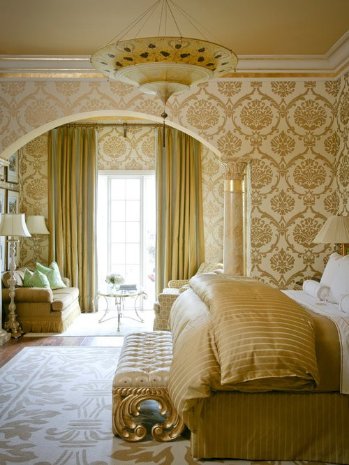 Gold Bedroom Walls
 Gold Bedroom Ideas Remodel and Decor